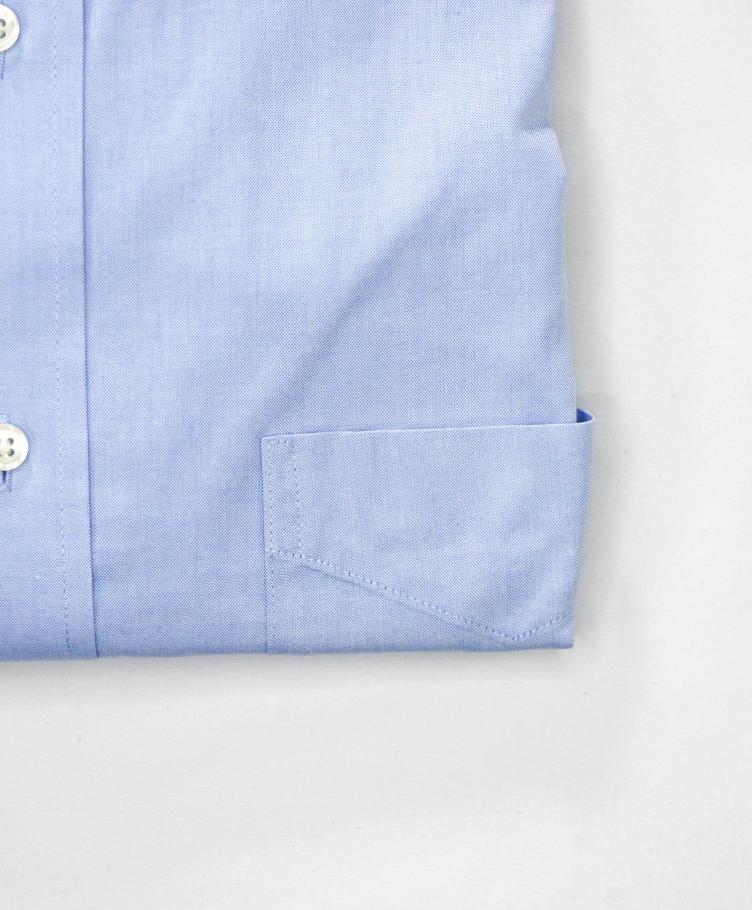 $128 BROOKS BROTHERS - Blue NON-IRON MADISON Shirt - 18 - 36/37