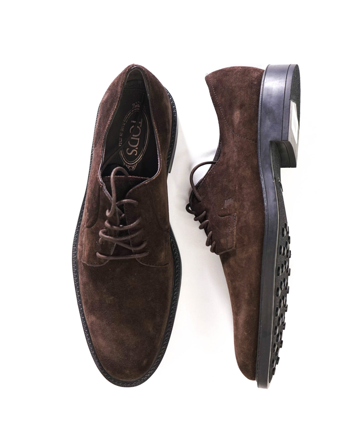 $875 TOD'S - Brown Suede Derby - US 11 (UK 10)