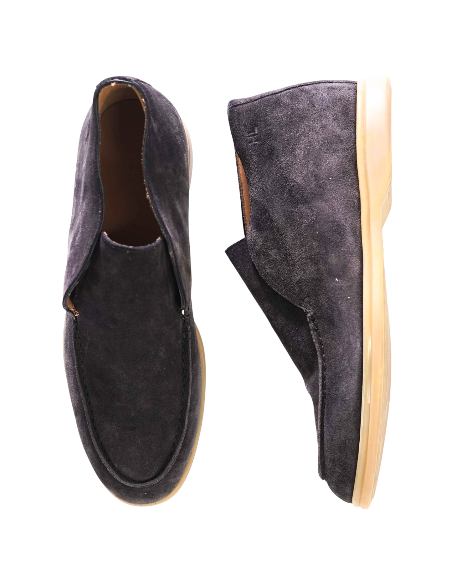 $625 HARRYS LONDON - Gray Suede SUMMER WALK - US 11.5 (44.5EU)