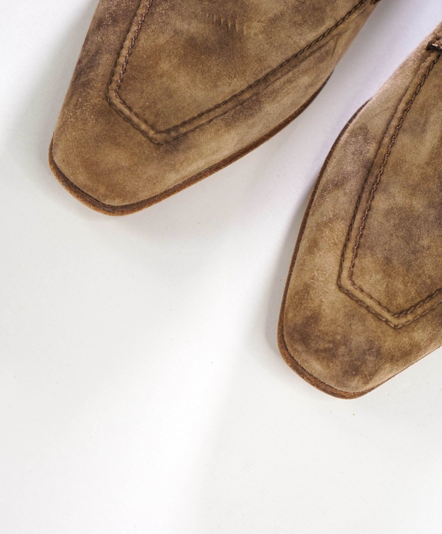$1,700 BERLUTI - Lorenzo Museum Suede KANGAROO Loafers - 10