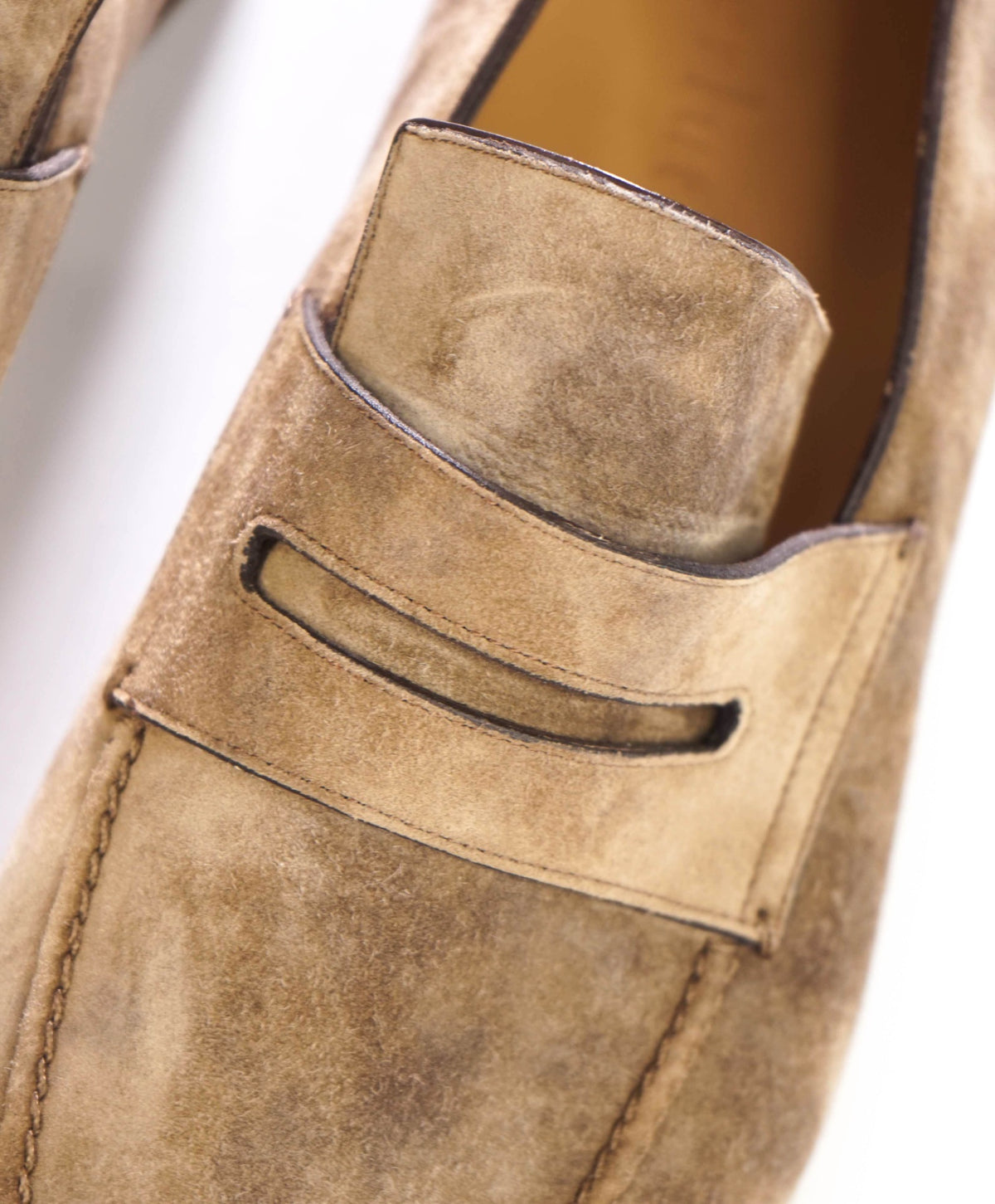 $1,700 BERLUTI - Lorenzo Museum Suede KANGAROO Loafers - 10