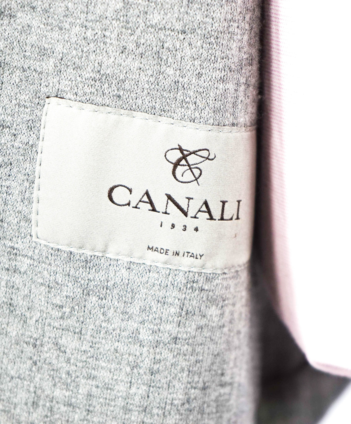 $1,495 CANALI - Gray Cotton/Wool Blazer Jacket - 36