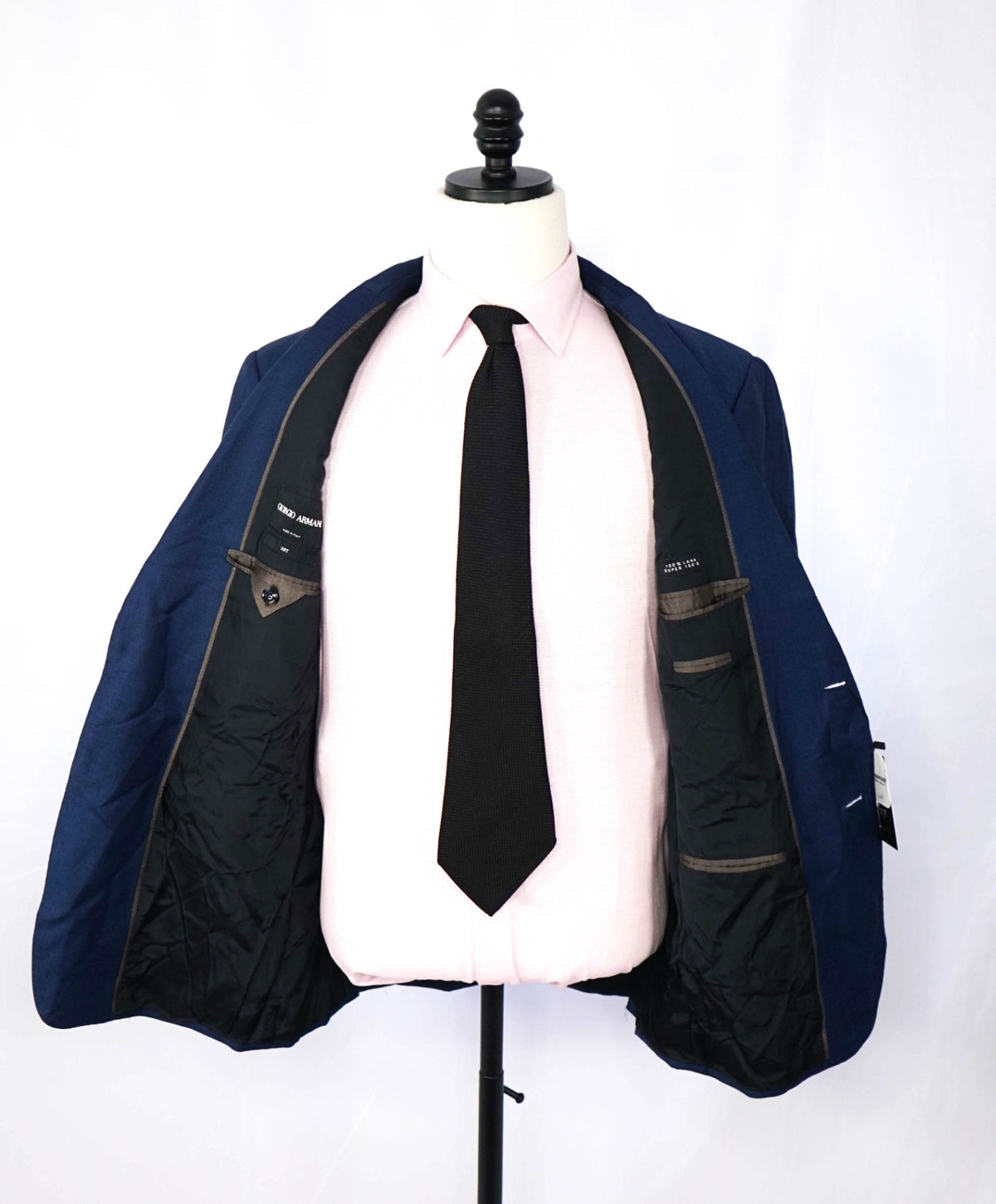 $2,995 GIORGIO ARMANI - "SOFT" Blue Super 150's Wool Blazer - 40R