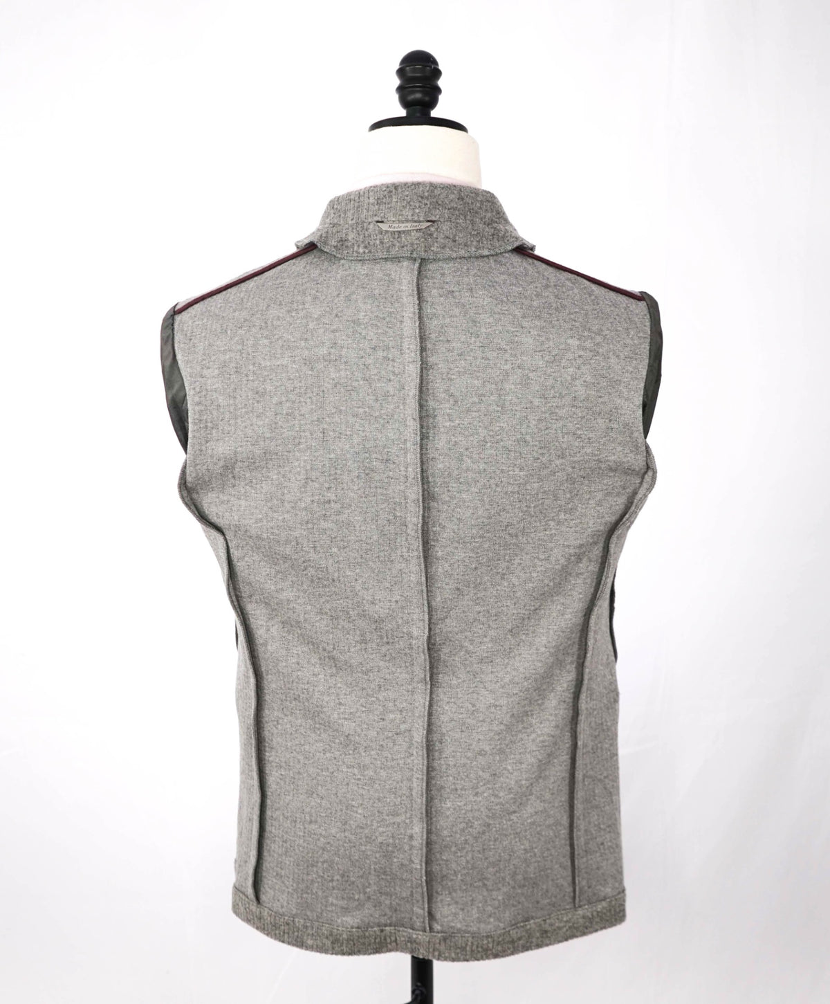 $1,495 CANALI - Gray Cotton/Wool Blazer Jacket - 36