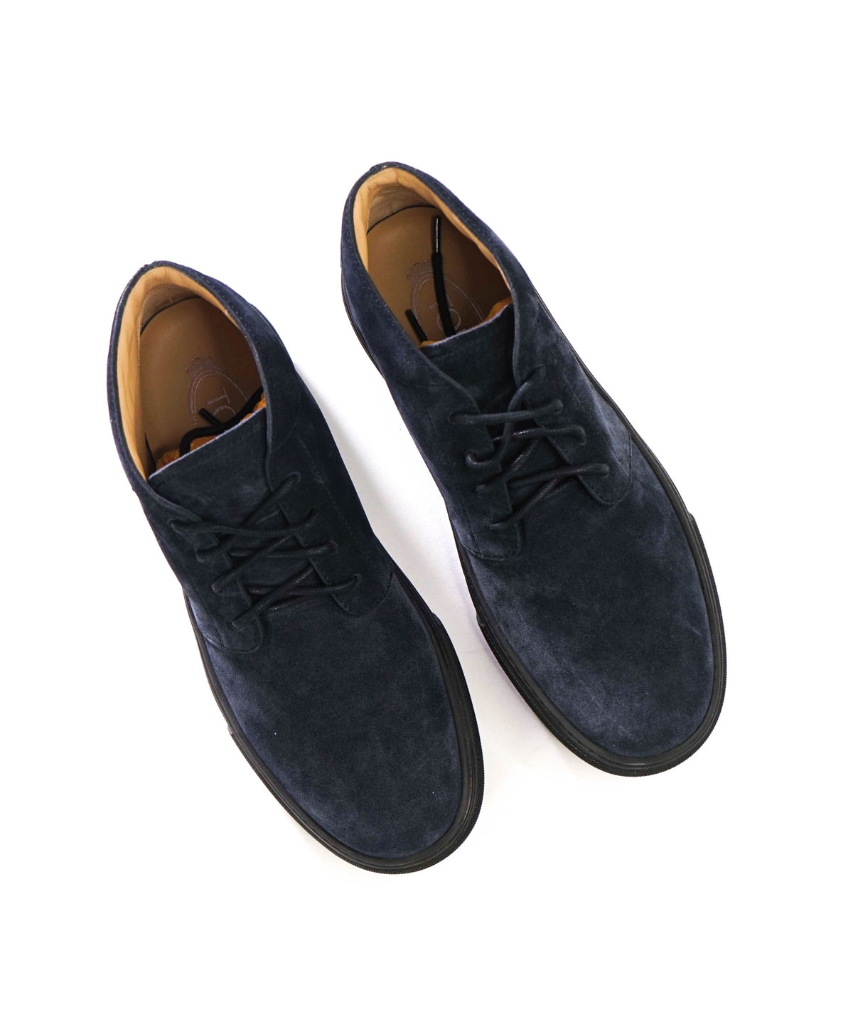$975 TOD'S - Navy Blue Suede Chukka - US 7.5 (6.5UK)