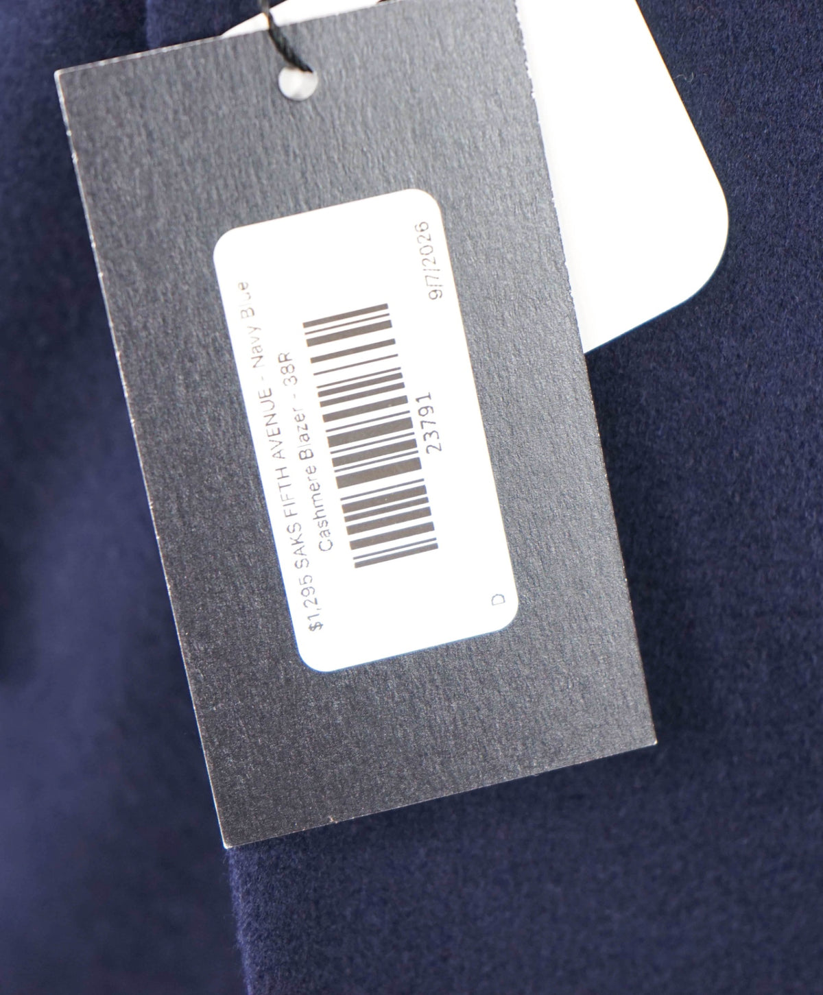 $1,295 LORO PIANA for SFA - Navy Cashmere Blazer - 38R