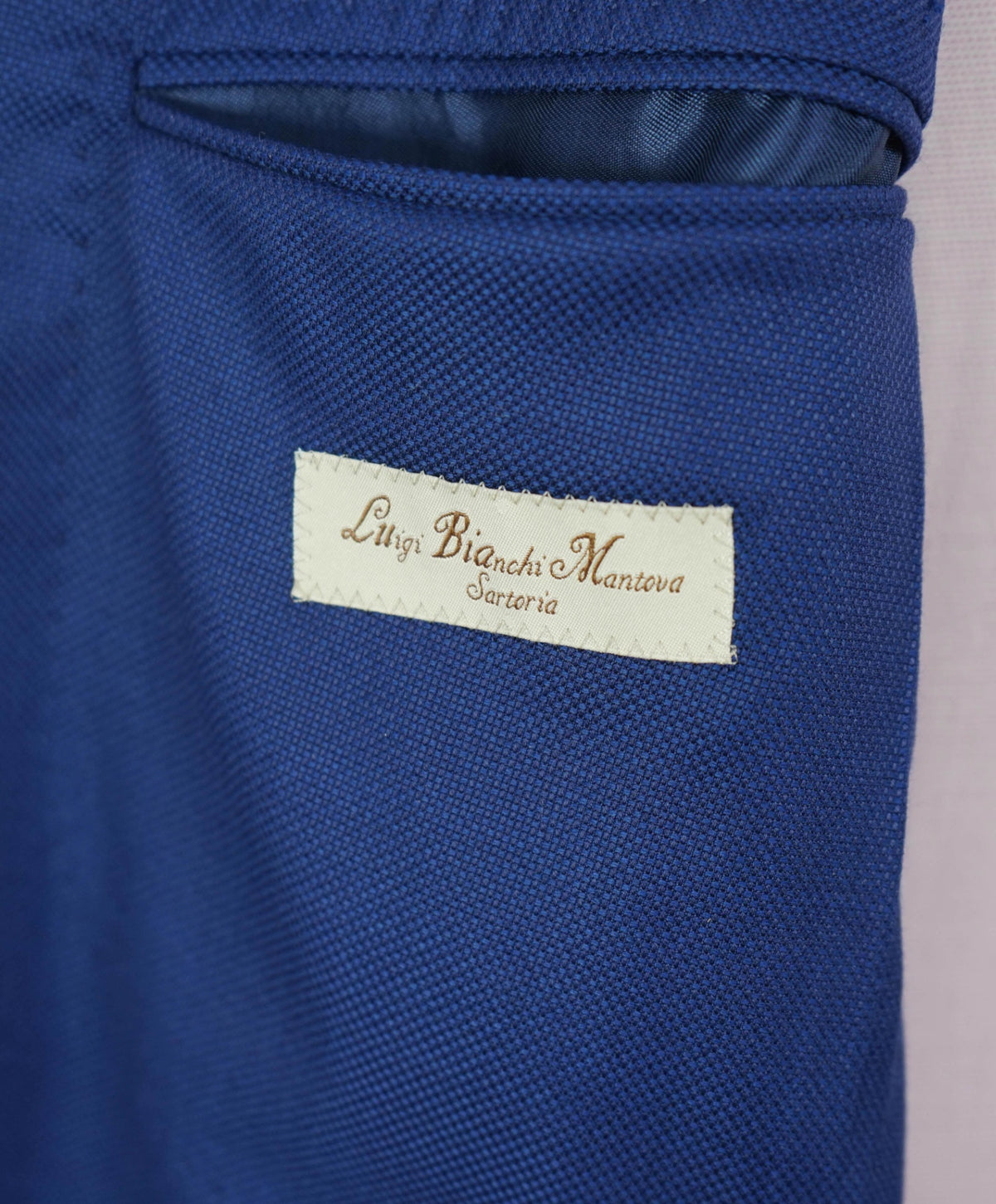 LORO PIANA For LUIGI BIANCHI MANTOVA - Blue Wool Blazer - 48R