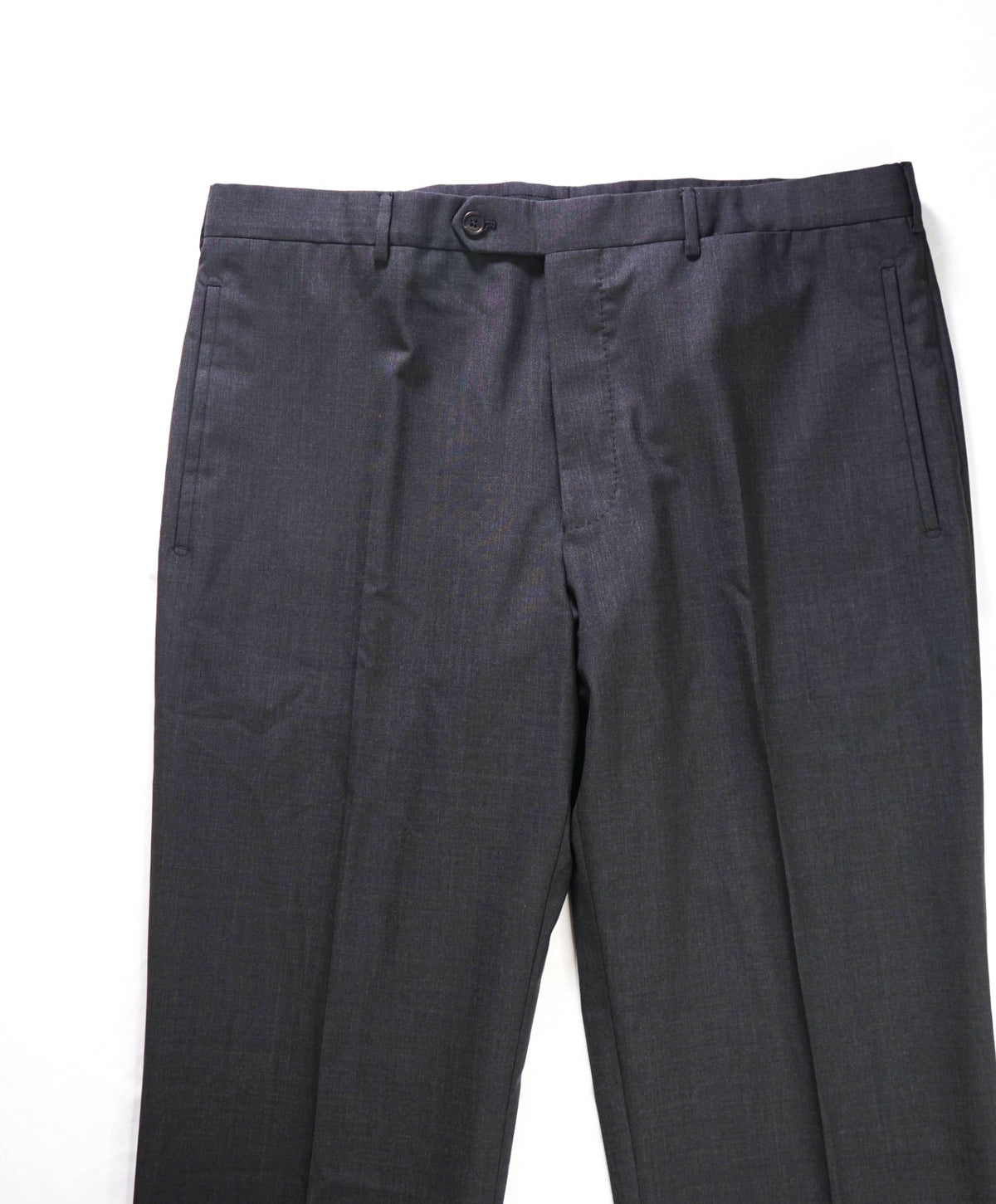 $1,850 PRADA - Dark Gray 140's Wool Pants - 38W
