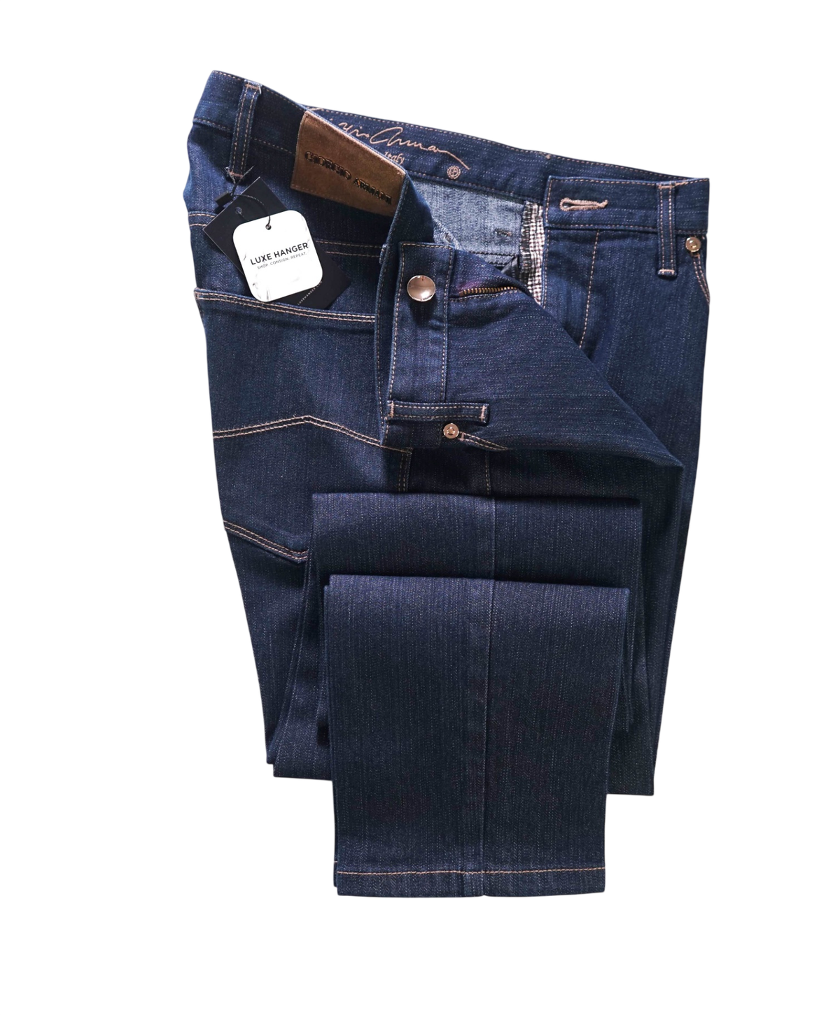 $675 GIORGIO ARMANI - Dark Denim Jeans - 34W