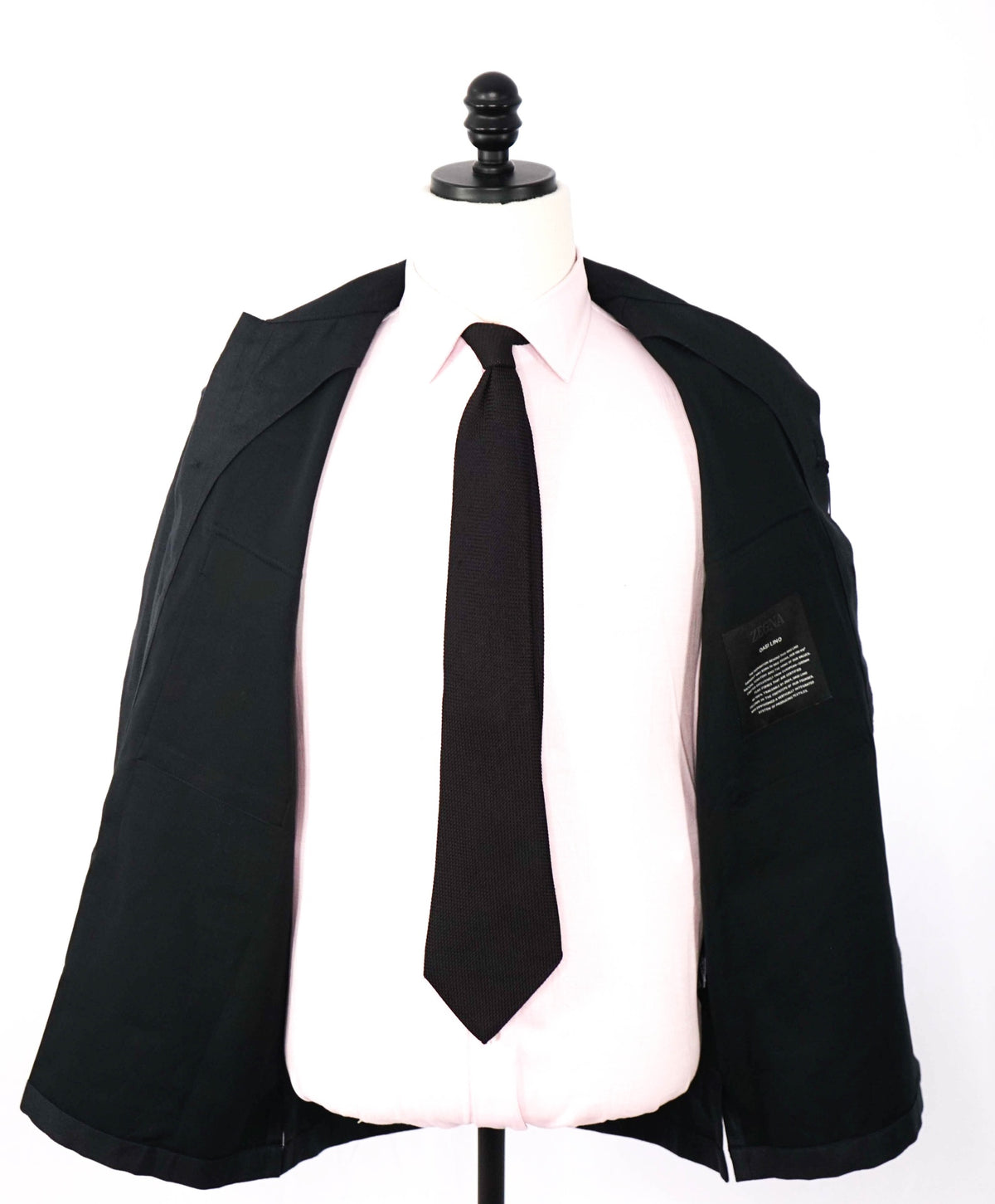 $1,690 ZEGNA - OASI Black Linen Over Shirt Chore Jacket -  S