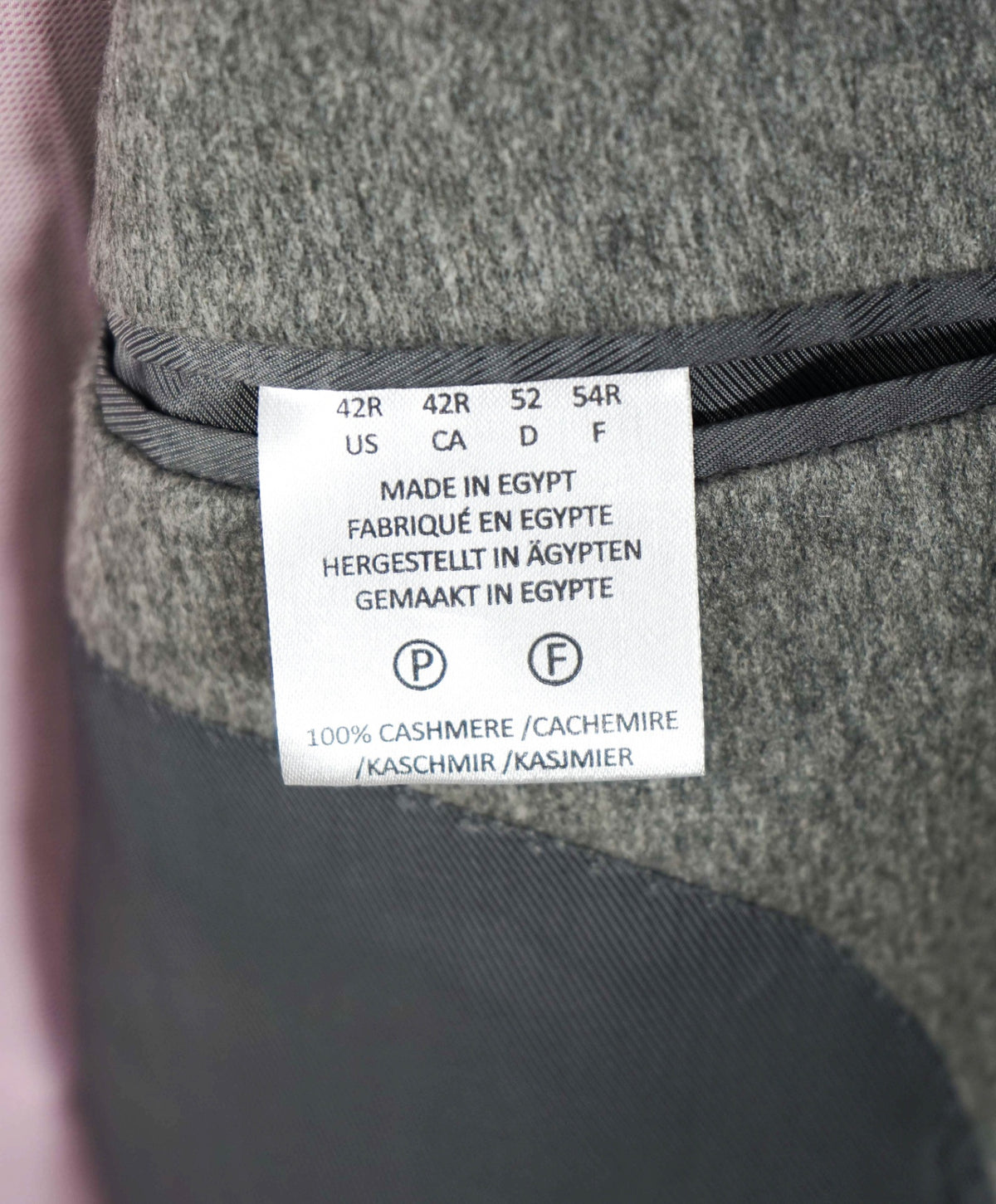 $1,295 SAKS FIFTH AVENUE - Gray 100% Cashmere Blazer - 42R