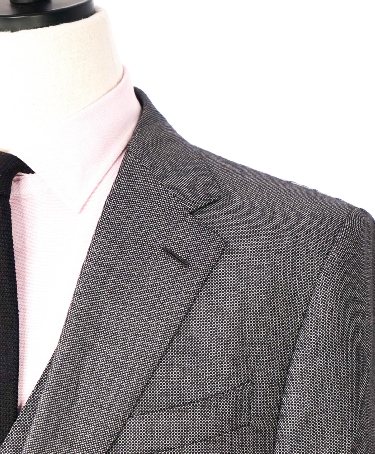 $2,965 CARUSO - Gray Superfine 120's Wool 3-Piece Suit - 44R