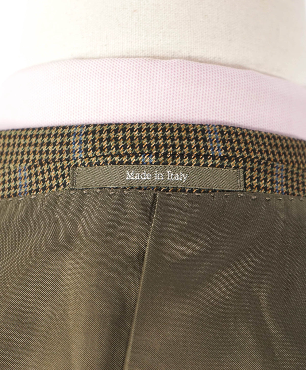 ZEGNA - Green/Brown Windowpane TROFEO SILK Blazer - 44R