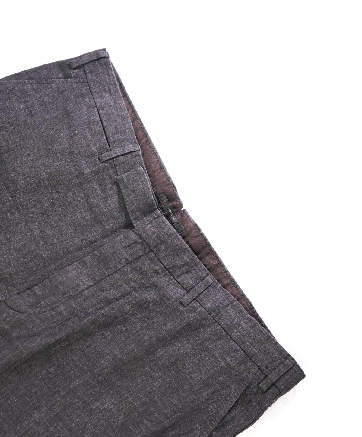 $895 ZEGNA - Dark Gray PURE LINEN Pants - 41W