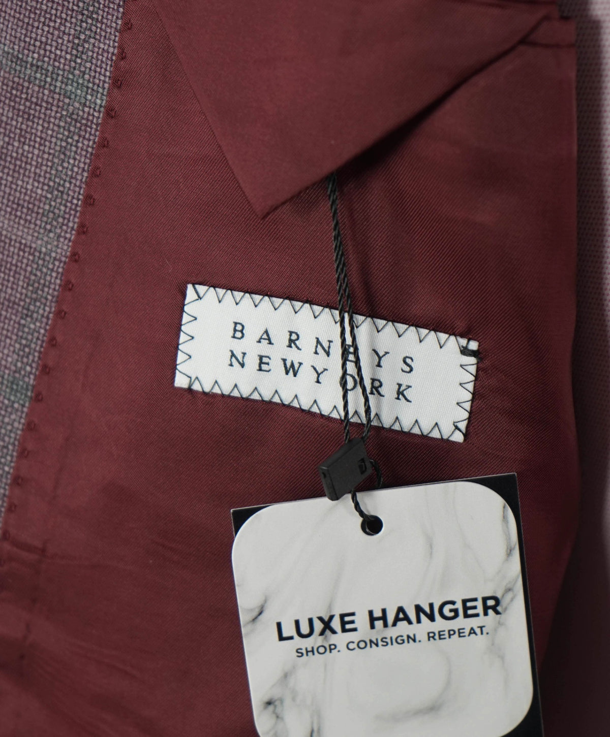 $995 ZEGNA for BARNEYS NEWYORK - Plaid Wool/Silk Blazer - 42R