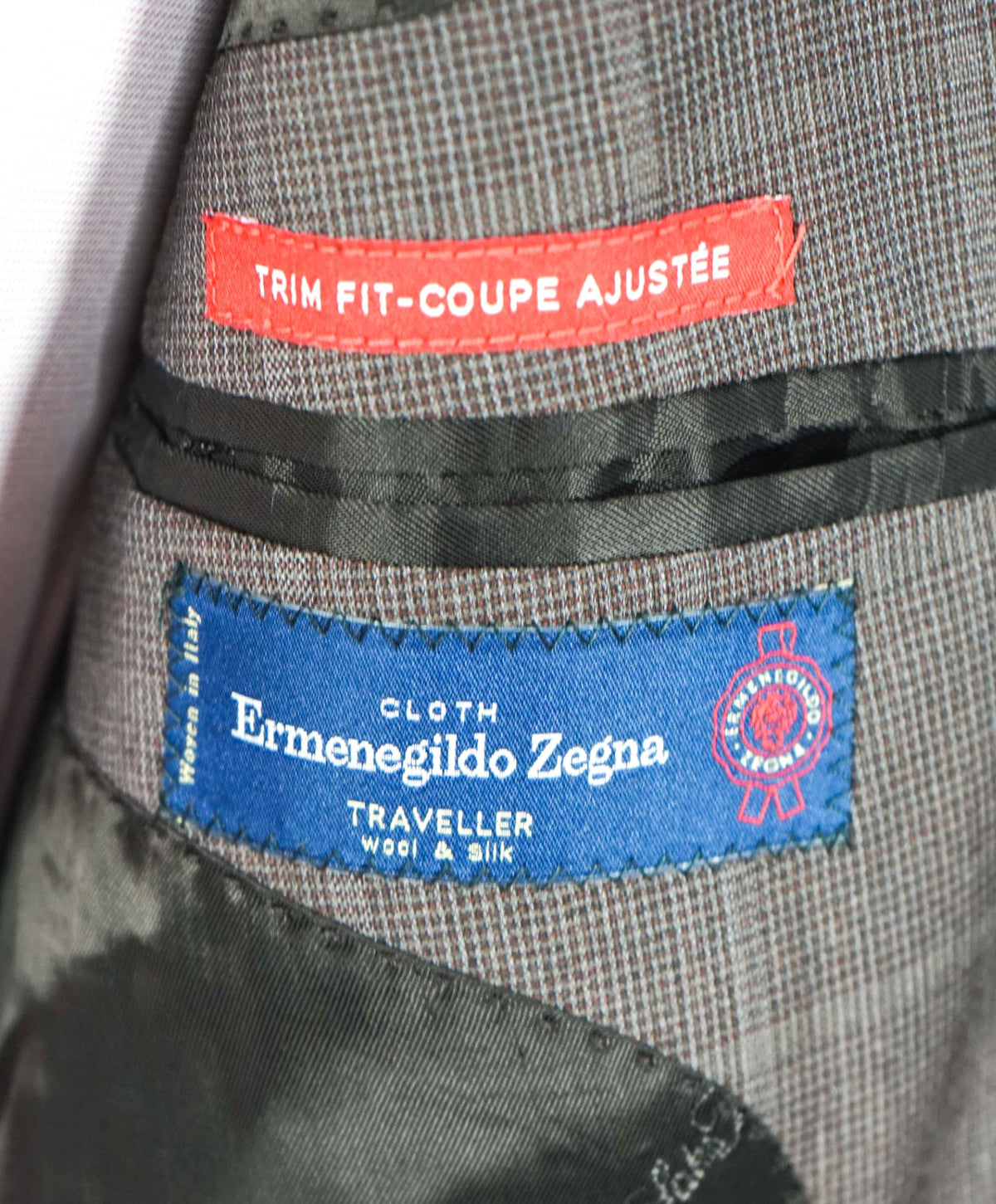 $1,295 ZEGNA For SFA - Traveller Wool/Silk Brown Blazer - 40S