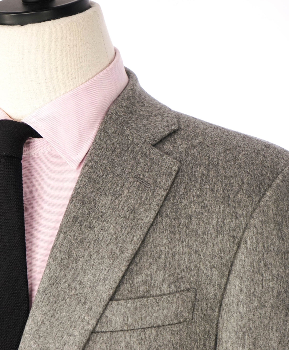 $1,295 SAKS FIFTH AVENUE - Gray 100% Cashmere Blazer - 42R