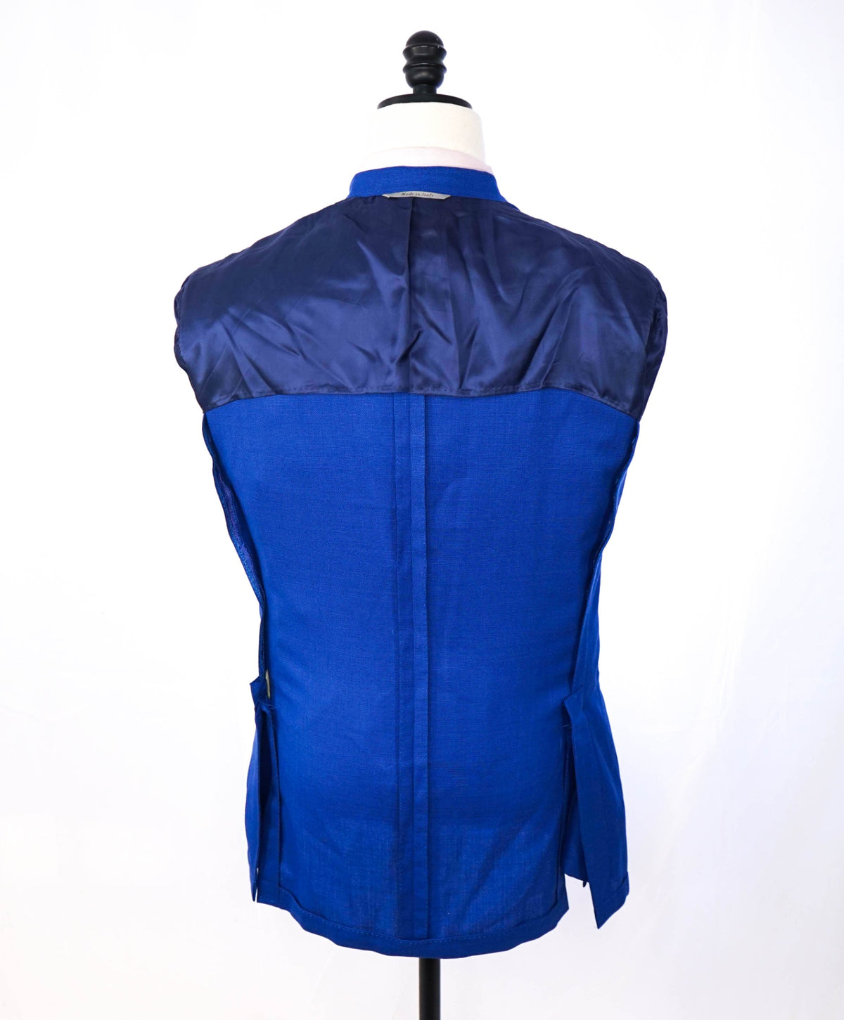 $1,895 CANALI KEI - Blue Wool Travel Water Resistant Blazer - 42L