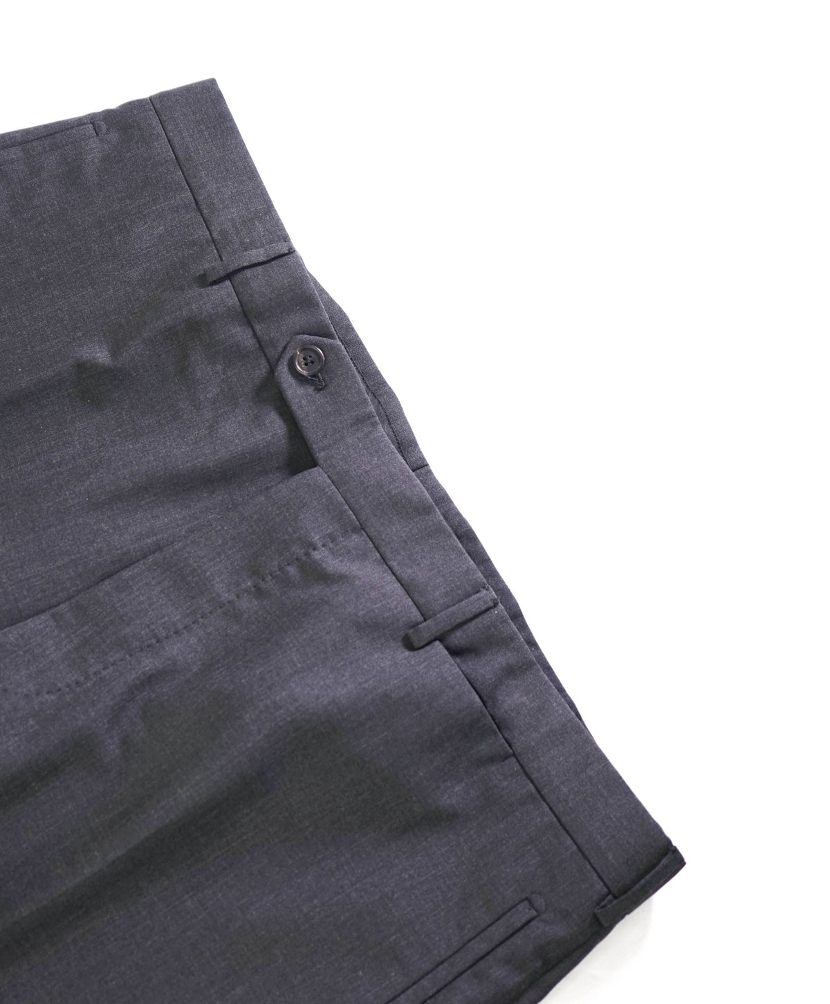 $1,850 PRADA - Dark Gray 140's Wool Pants - 38W
