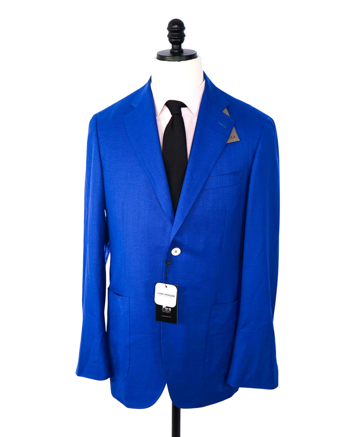 $1,895 CANALI KEI - Blue Wool Travel Water Resistant Blazer - 42L
