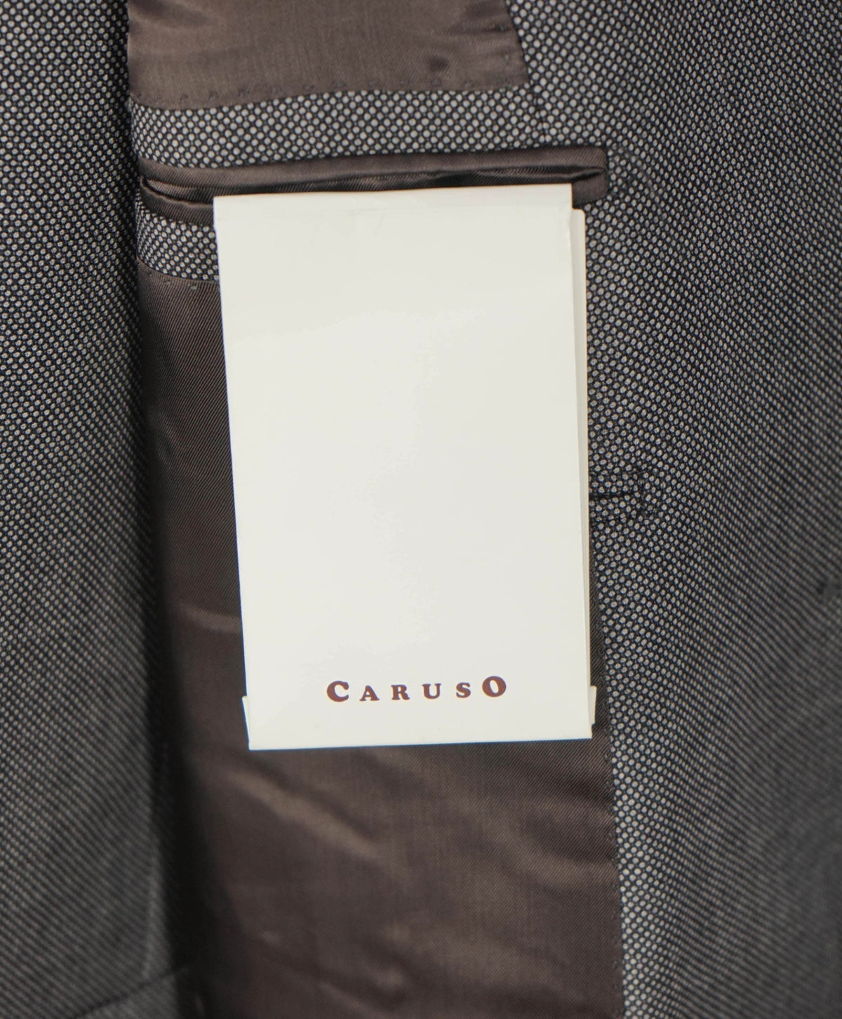 $2,965 CARUSO - Gray Superfine 120's Wool 3-Piece Suit - 44R