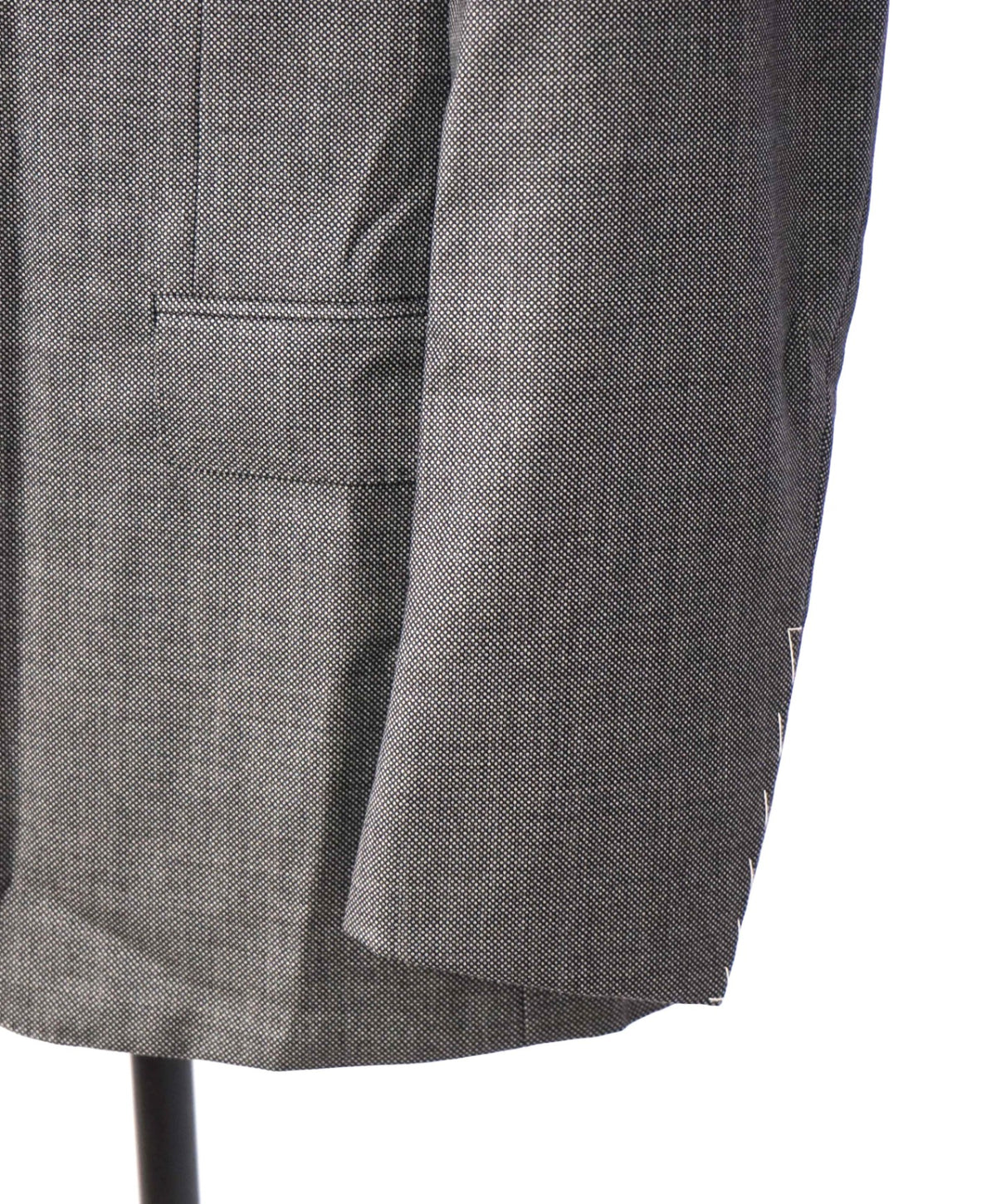 $2,965 CARUSO - Gray Superfine 120's Wool 3-Piece Suit - 44R