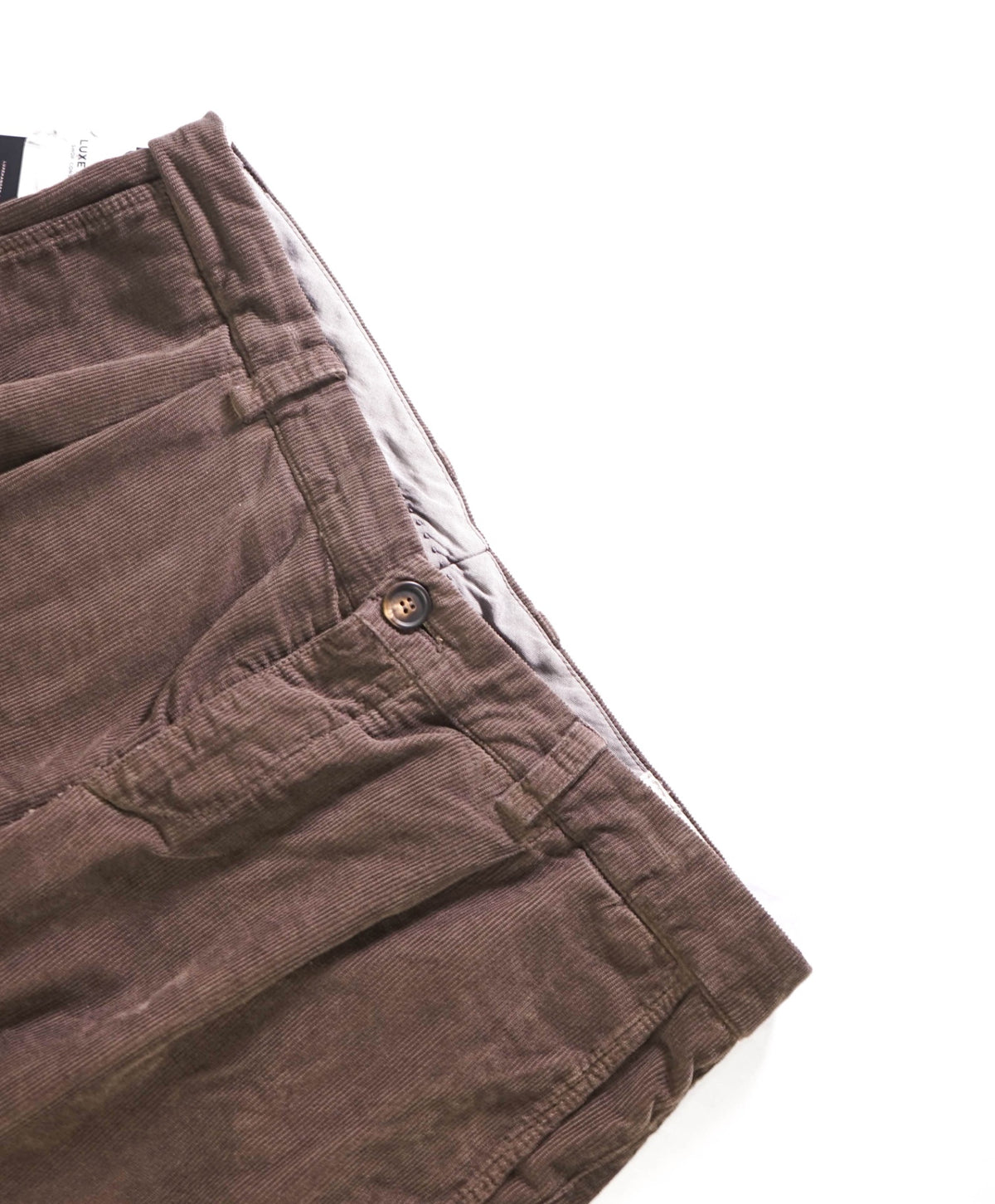 $1,650 BRUNELLO CUCINELLI - Brown Corduroy Pants - 36W