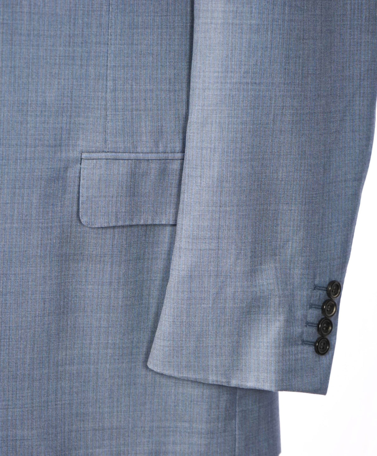 $3,000 CANALI - "EXCLUSIVE" Blue/Gray Stripe Wool/Silk Suit - 44R