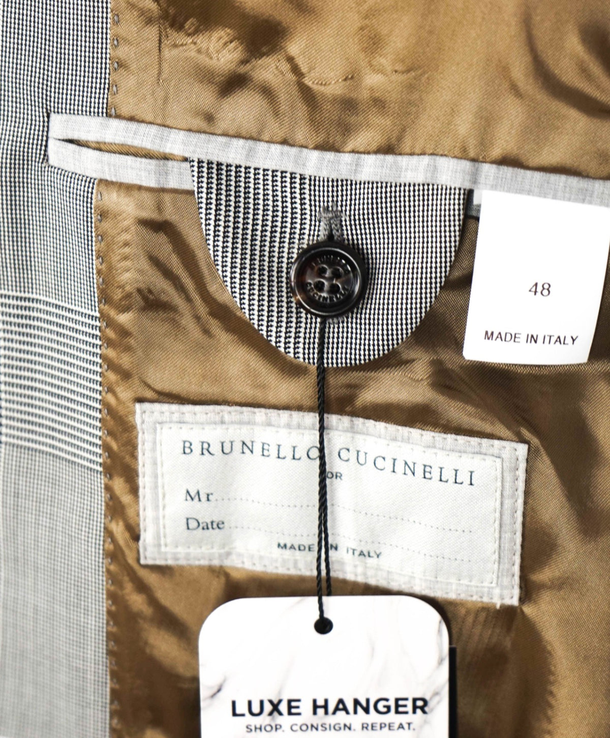 $3,850 BRUNELLO CUCINELLI - Wool 2/3-Roll Blazer - 38R