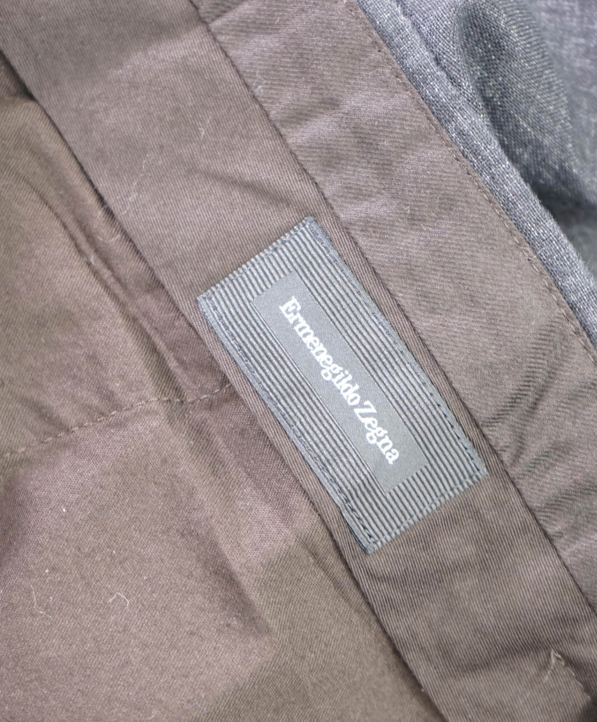 $895 ZEGNA - Dark Gray PURE LINEN Pants - 41W