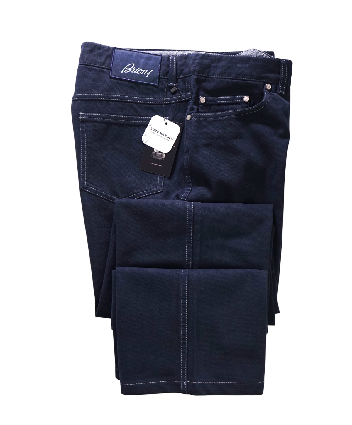 $1,150 BRIONI - Dark Denim Jeans - 33W