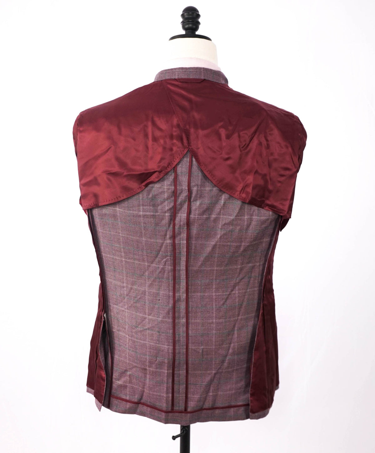 $995 ZEGNA for BARNEYS NEWYORK - Plaid Wool/Silk Blazer - 42R