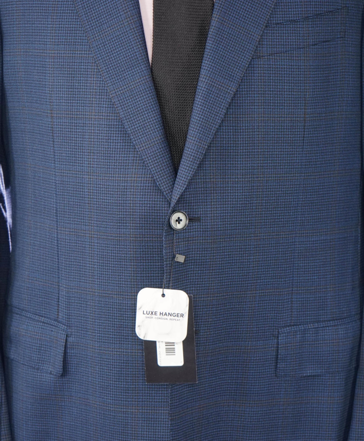 $3,450 ZEGNA - Navy Plaid TROFEO Wool Blazer - 42R