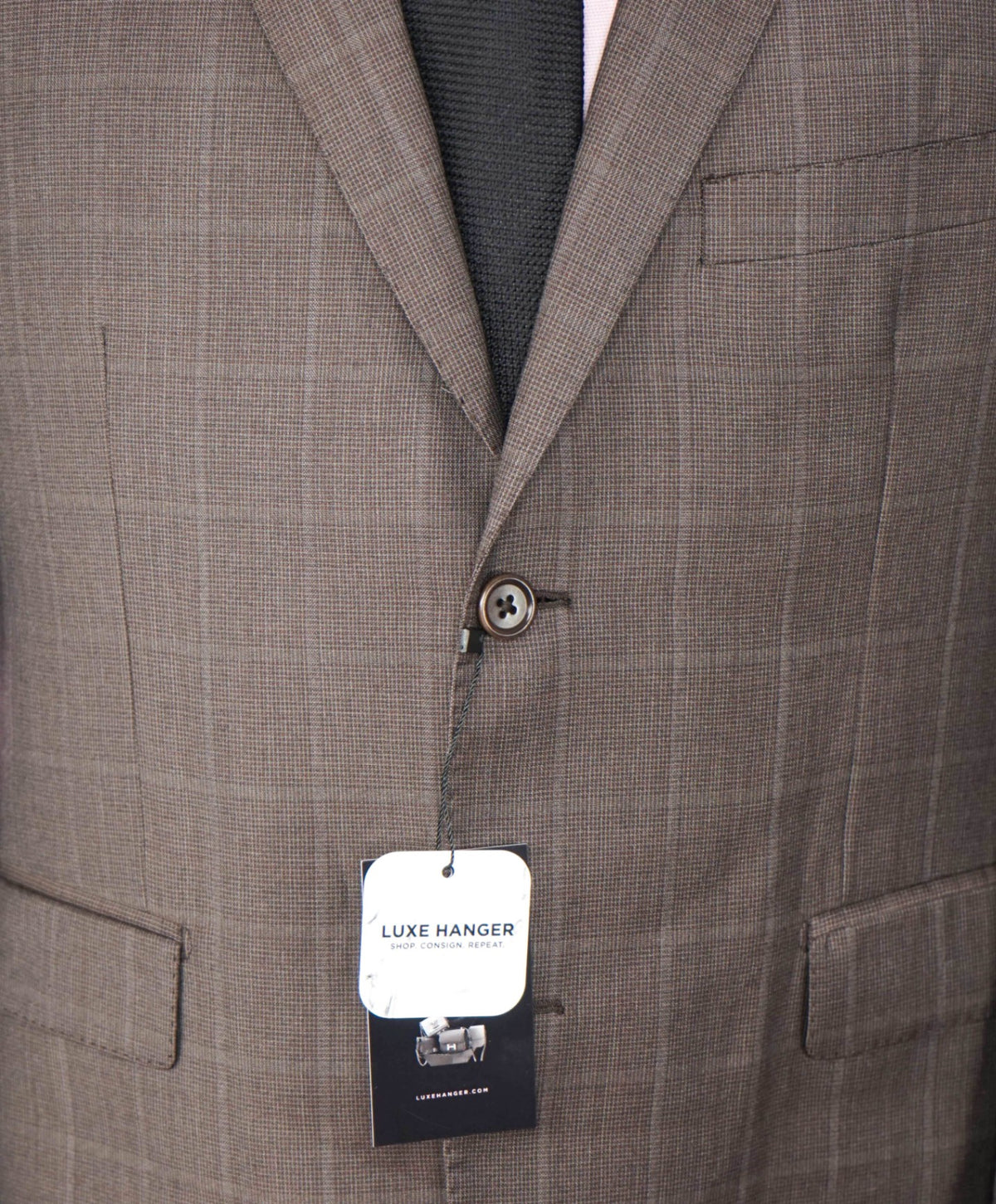 $1,295 ZEGNA For SFA - Traveller Wool/Silk Brown Blazer - 40S