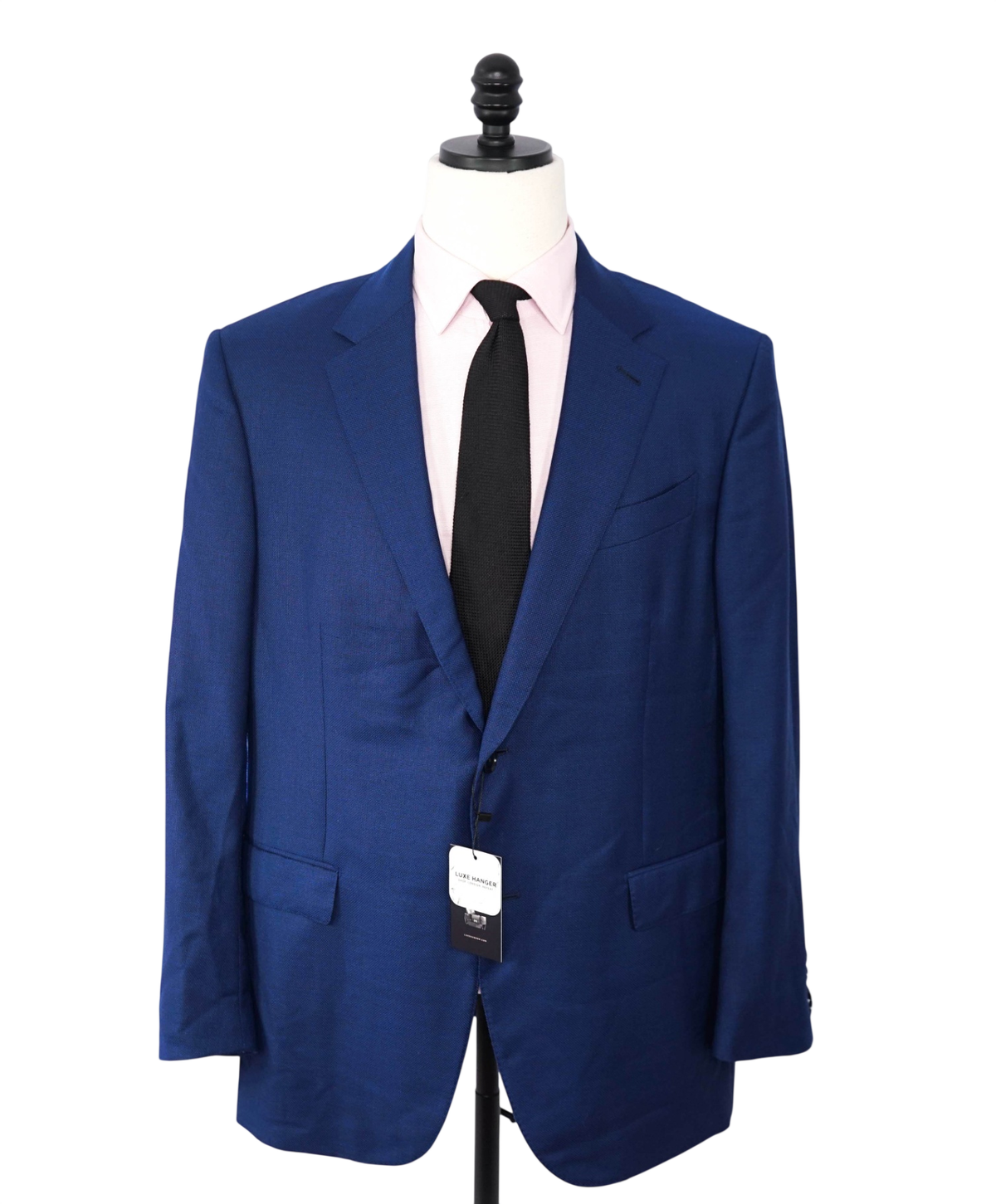 $3,295 ZEGNA - Blue Birdseye Wool/Silk "ACHILLFARM" Blazer - 46R
