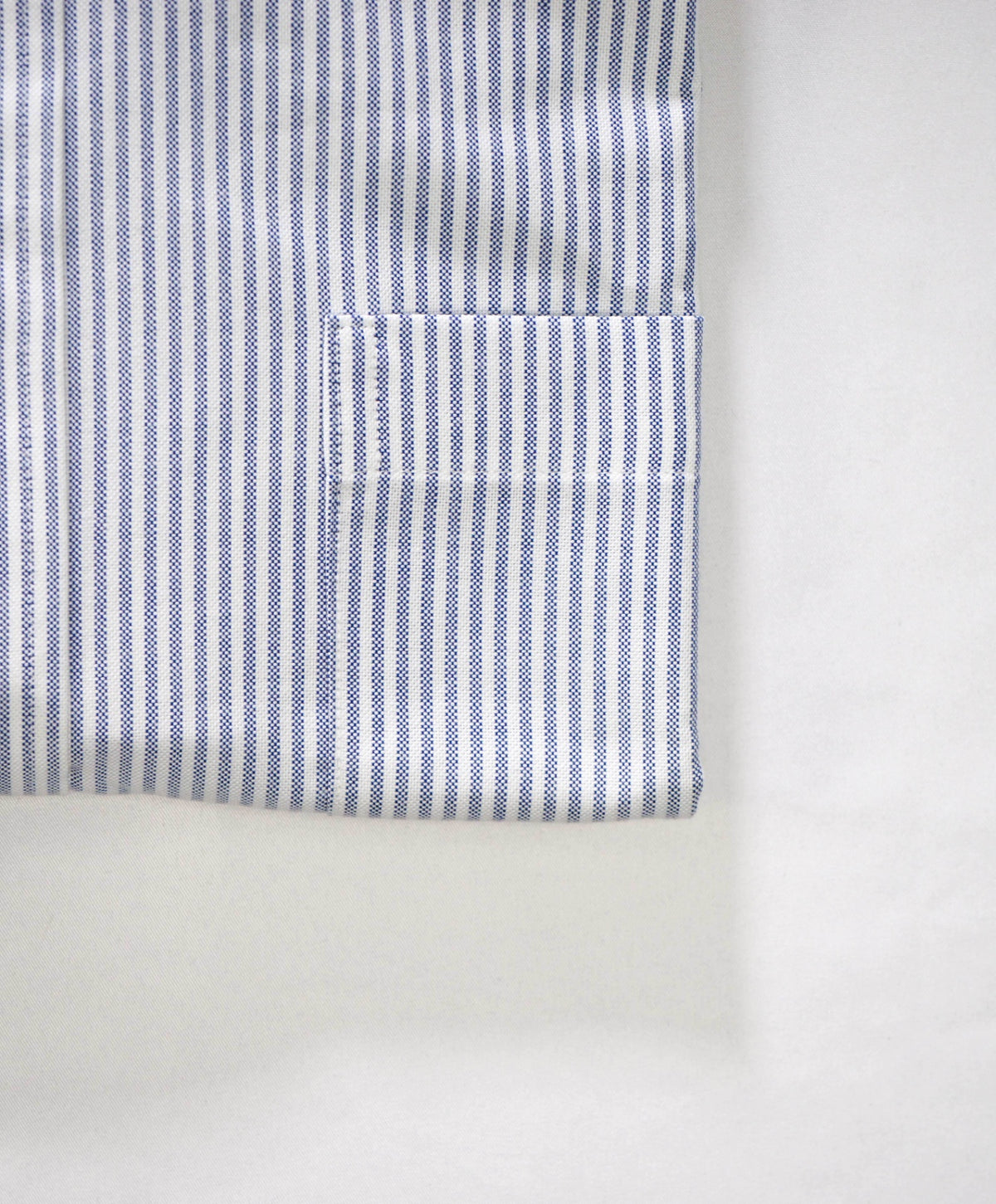 $198 BROOKS BROTHERS - Blue Stripe NON-IRON MAKERS & MERCHANTS Shirt - 16.5 - 34