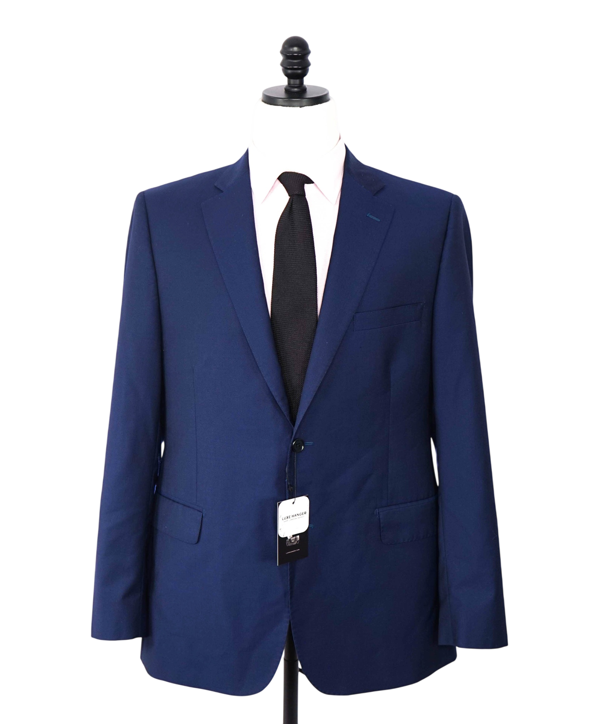 $995 ZEGNA - For SFA - Navy Blue Wool/Silk Blazer - 42R