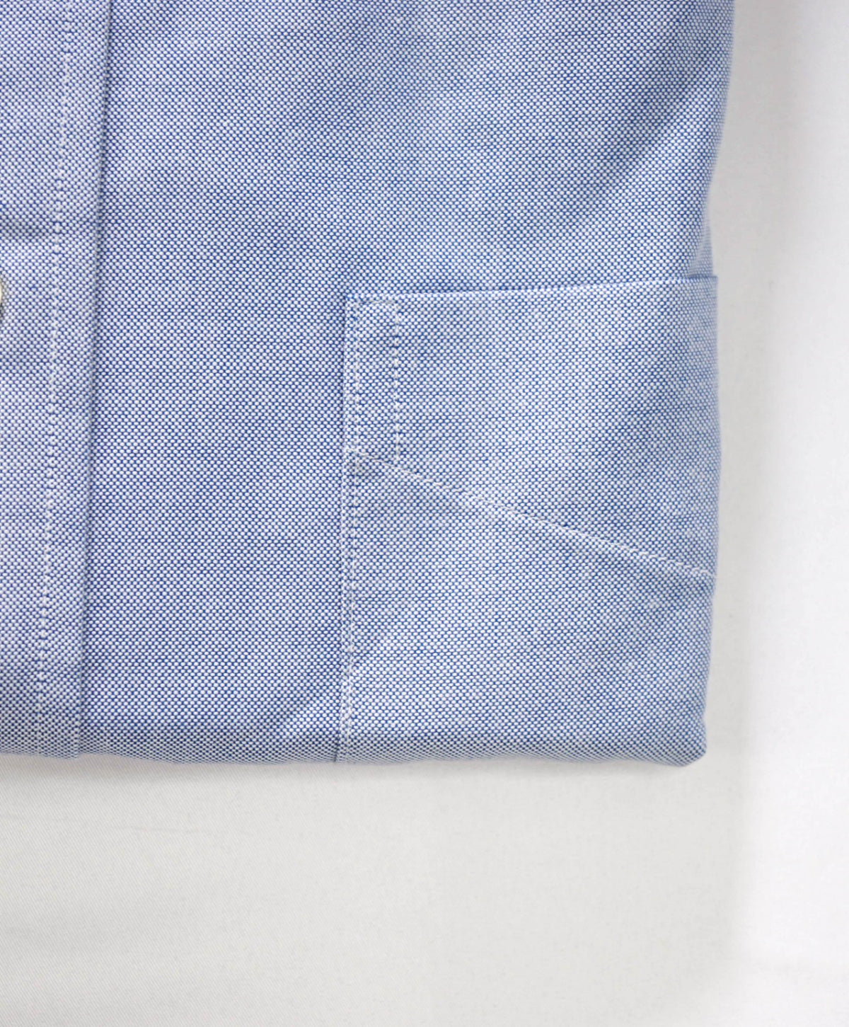 $198 BROOKS BROTHERS - Blue NON-IRON MAKERS & MERCHANTS Shirt - 17.5 - 37