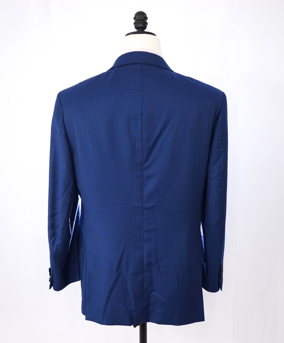 $3,295 ZEGNA - Blue Birdseye Wool/Silk "ACHILLFARM" Blazer - 46R