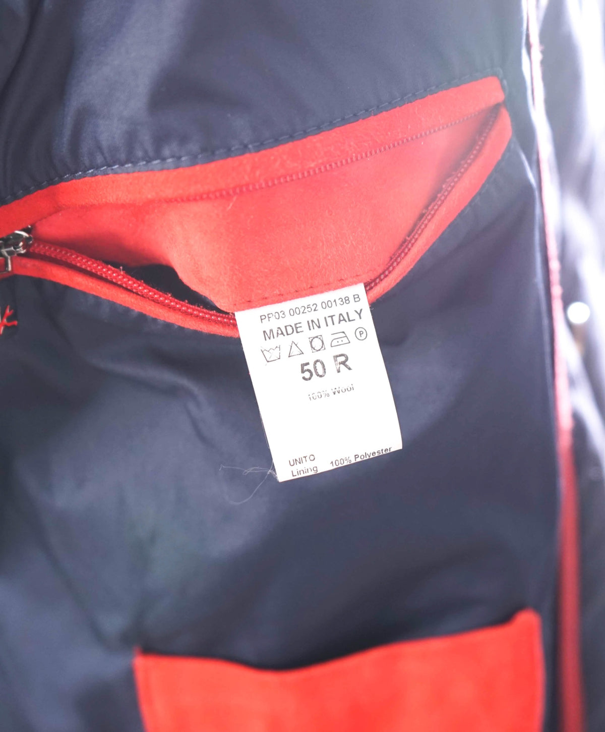 $6,200 ISAIA - Navy Blue Wool Double Breasted Peacoat - 40R