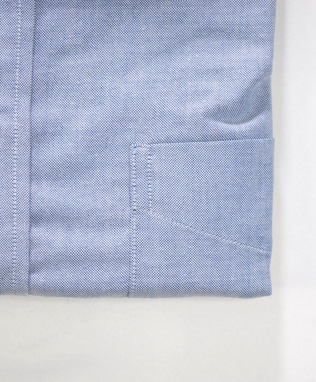 $198 BROOKS BROTHERS - Blue NON-IRON MAKERS & MERCHANTS Shirt - 16.5 - 35