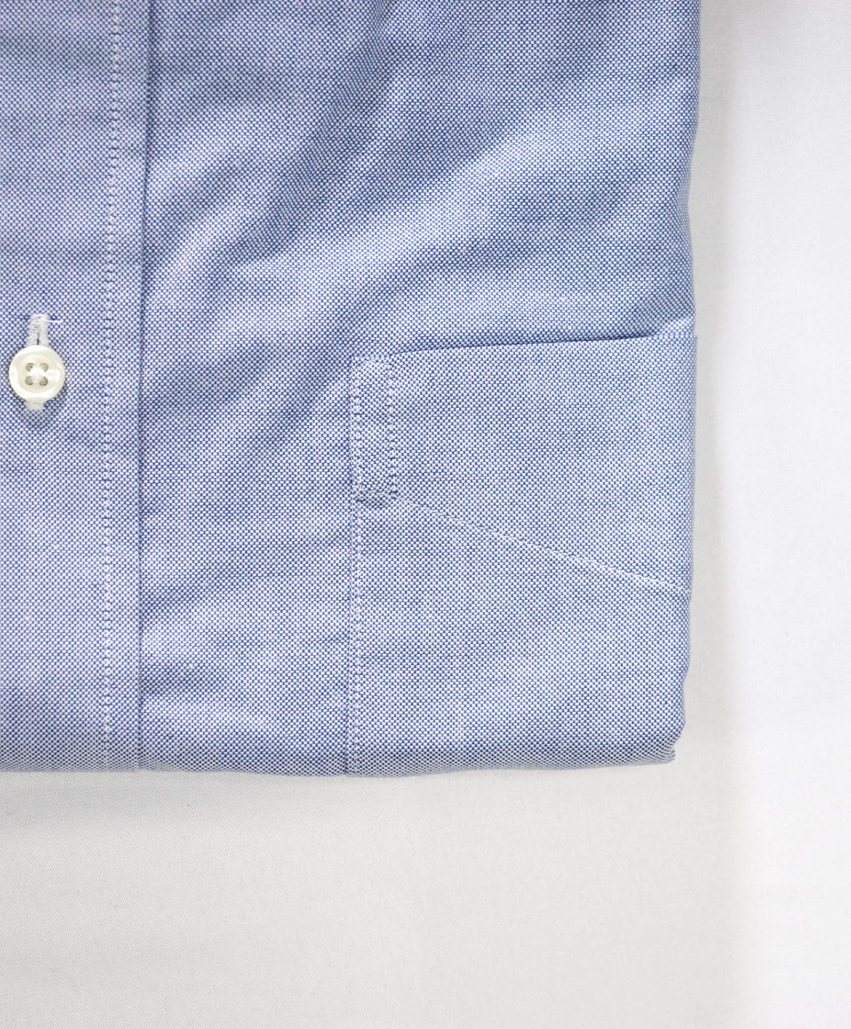 $198 BROOKS BROTHERS - Blue NON-IRON MAKERS & MERCHANTS Shirt - 16 - 34