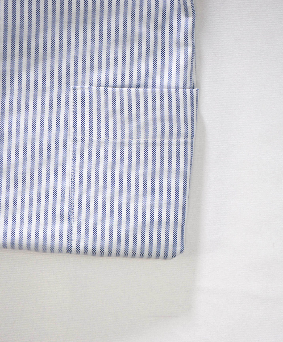 $198 BROOKS BROTHERS - Blue Stripe NON-IRON MAKERS & MERCHANTS Shirt - 14.5 - 33