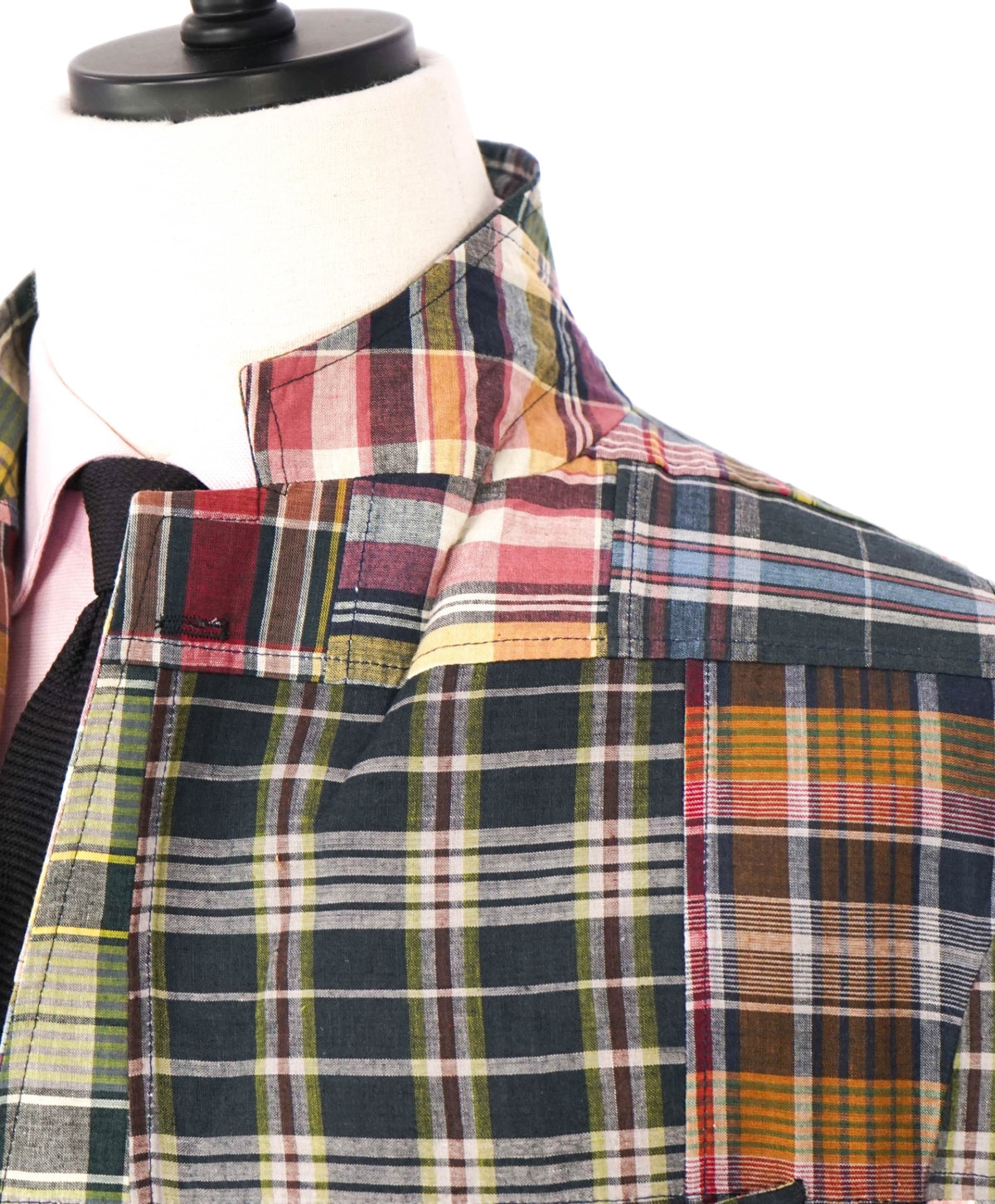 $1,395 POLO RALPH LAUREN - Madras Plaid Cotton Blazer - 48R