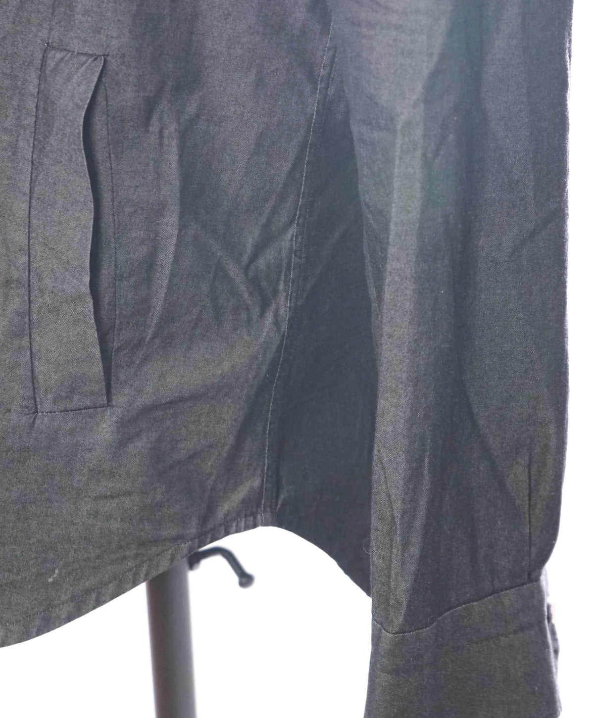 $1,295 KITON - Gray Cotton Overshirt With Hood - (Large)