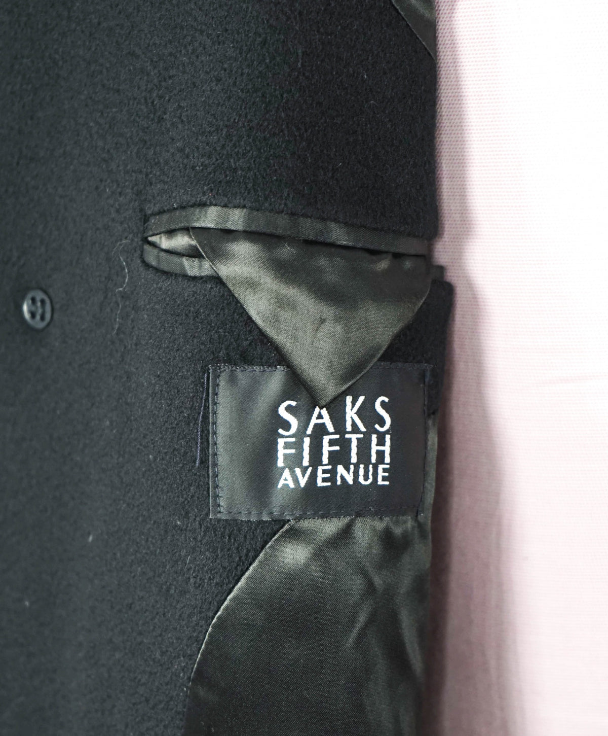 $1,998 LORO PIANA - SFA - Black 100% Pure Cashmere Topcoat - 42R