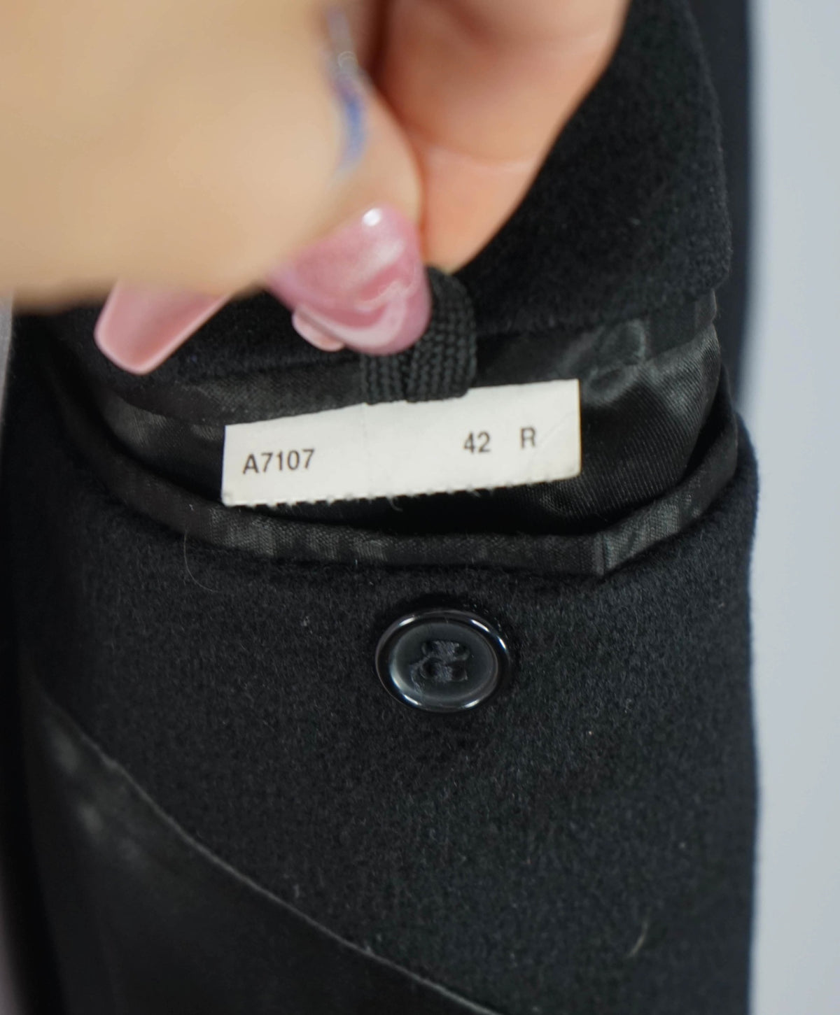 $1,998 LORO PIANA - SFA - Black 100% Pure Cashmere Topcoat - 42R