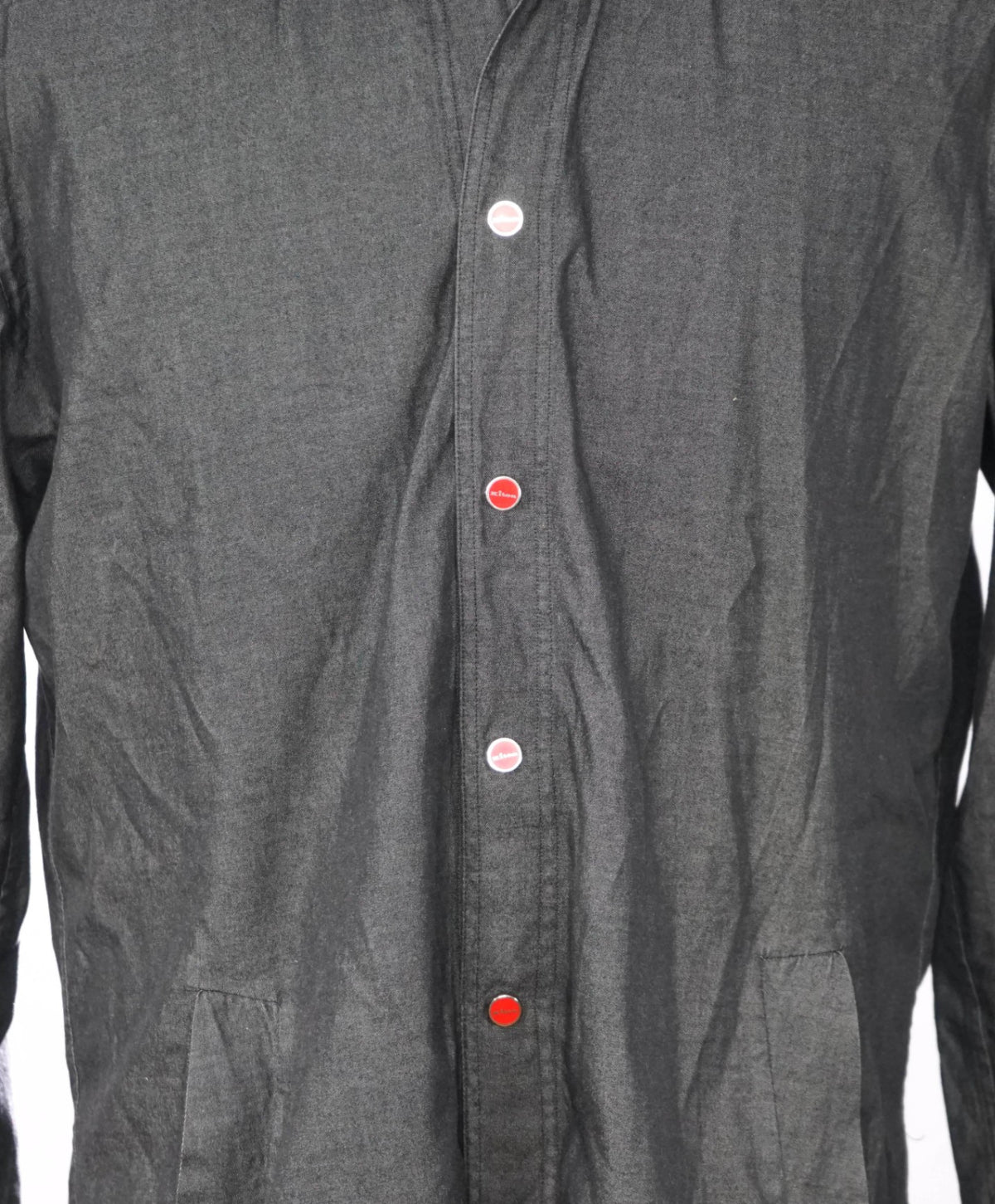 $1,295 KITON - Gray Cotton Overshirt With Hood - (Large)