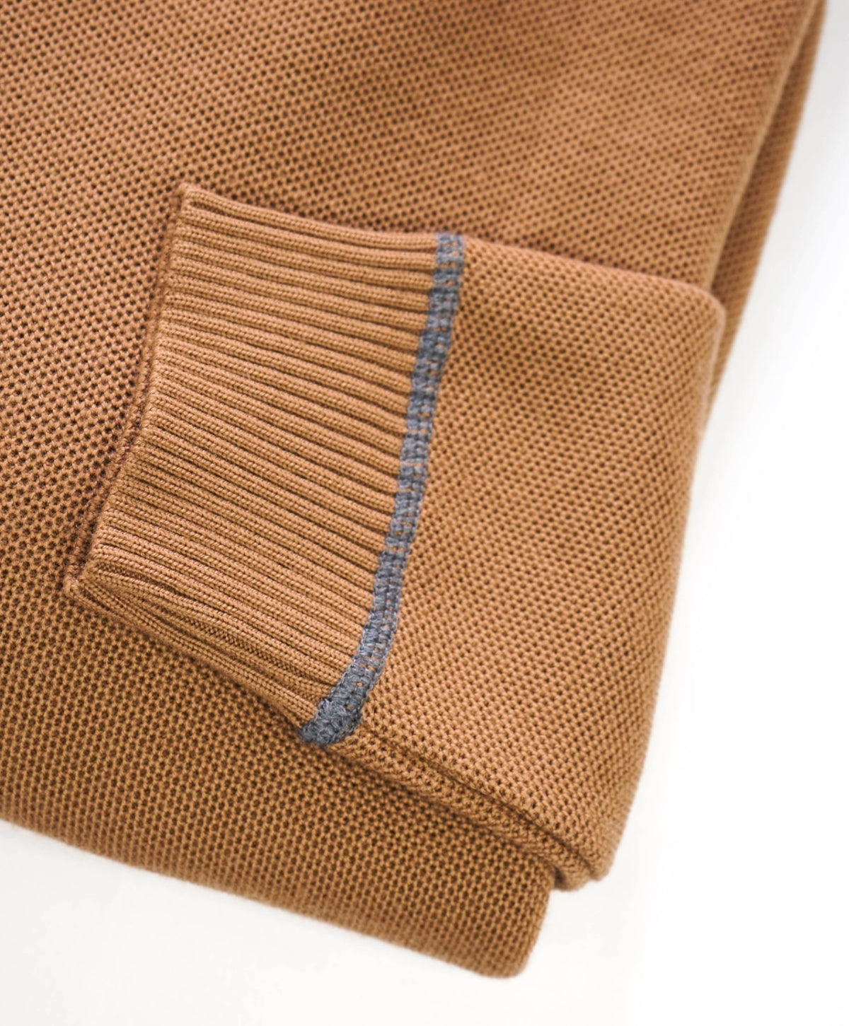 $495 ELEVENTY - Caramel Brown Wool Crewneck Sweater - M