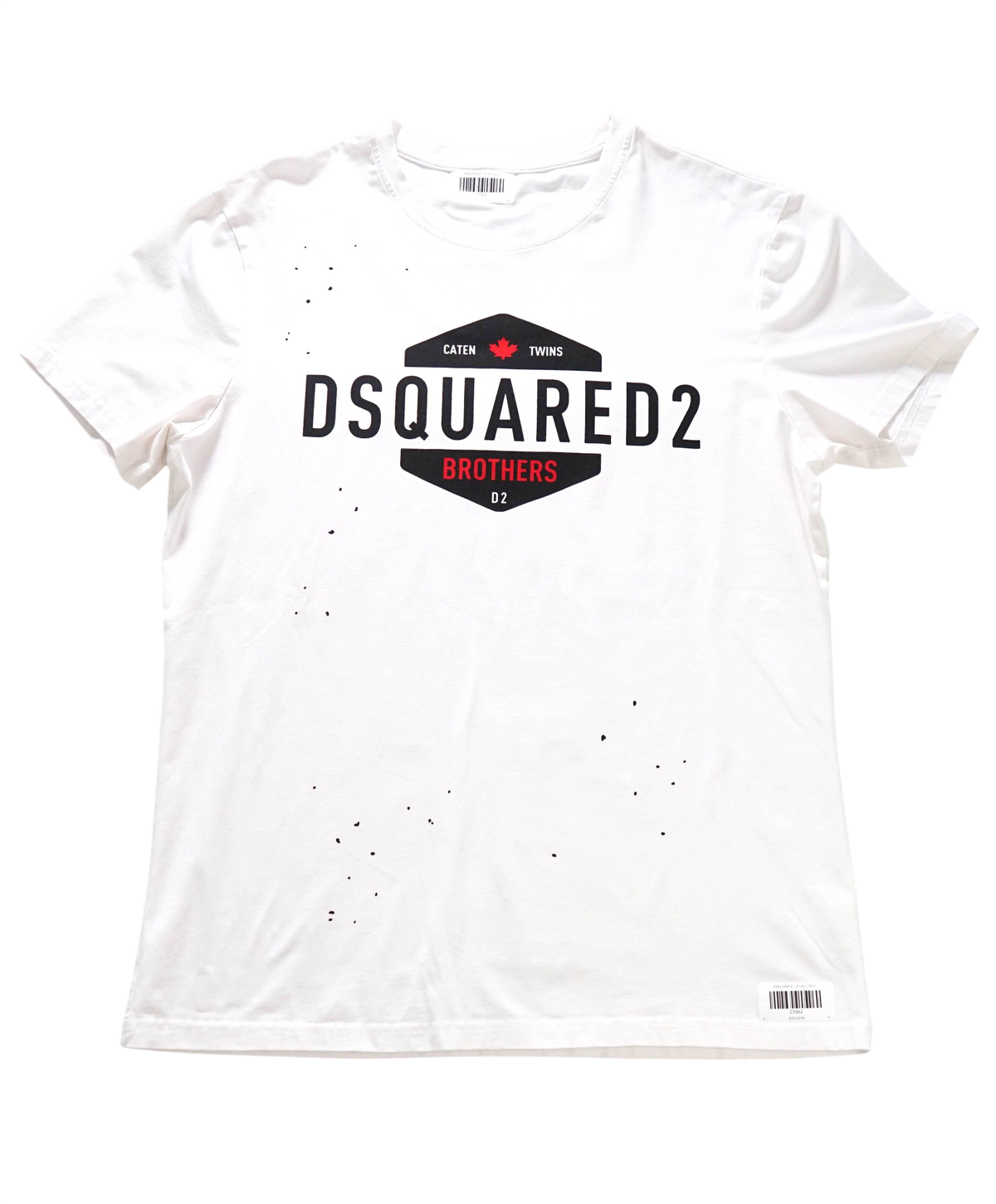 $300 DSQUARED2 - White T-Shirt - Small